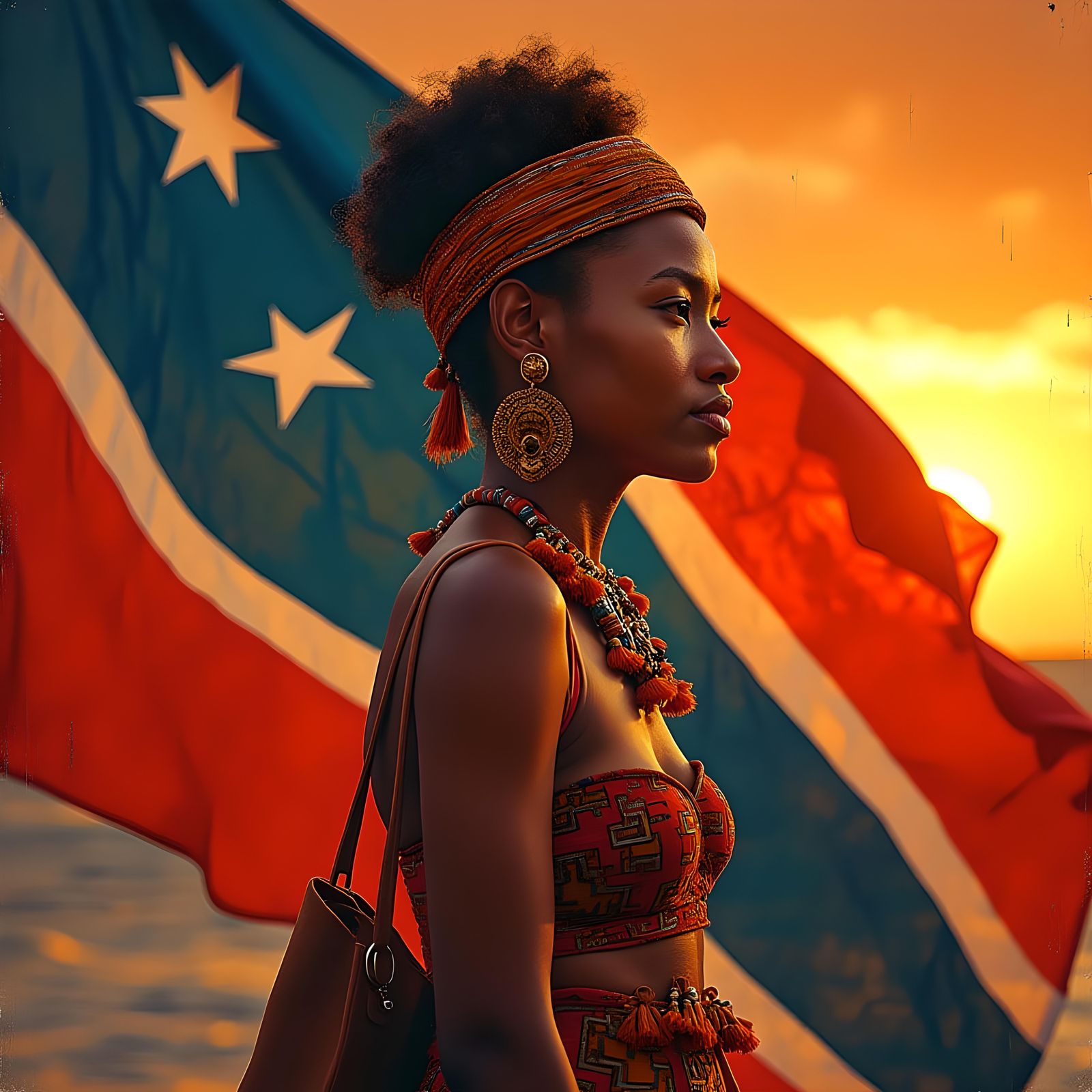 AI Interpretation of Biak Merdeka