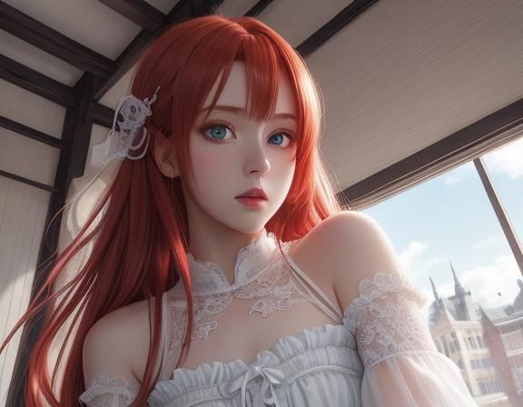 Redhead bride