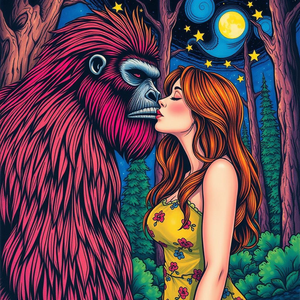 Monster Love: Bigfoot Kisses