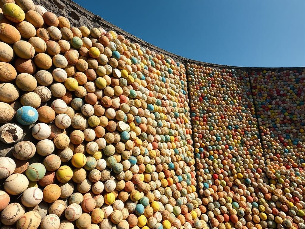 Sparts Mural - An Ode to Used Balls