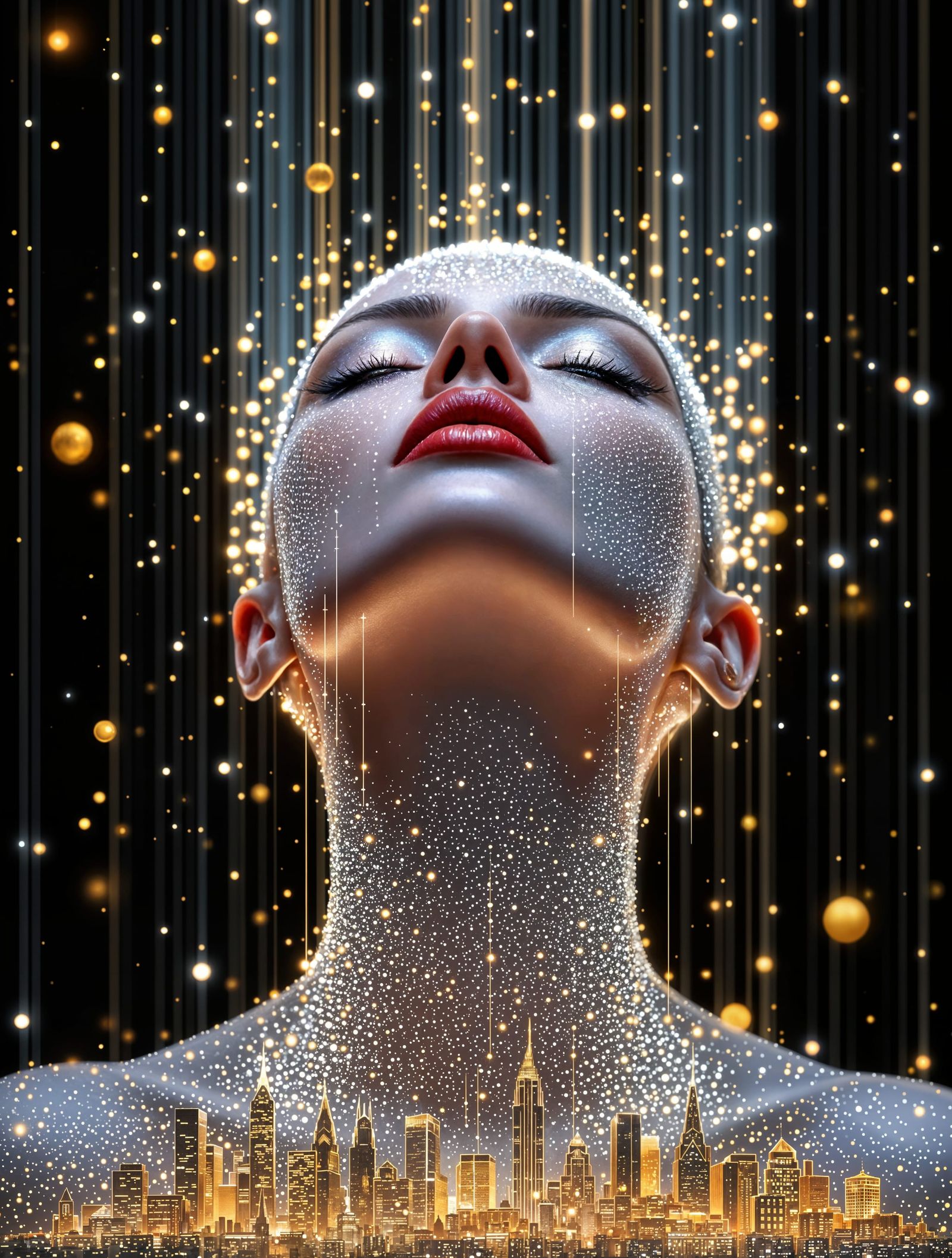 Luxurious City Goddess Radiates Elegance