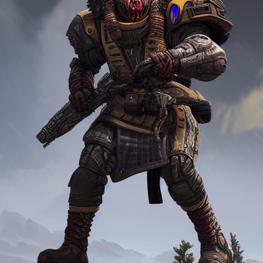 Bloodhound from Apex Legends: Epic Digital Painting