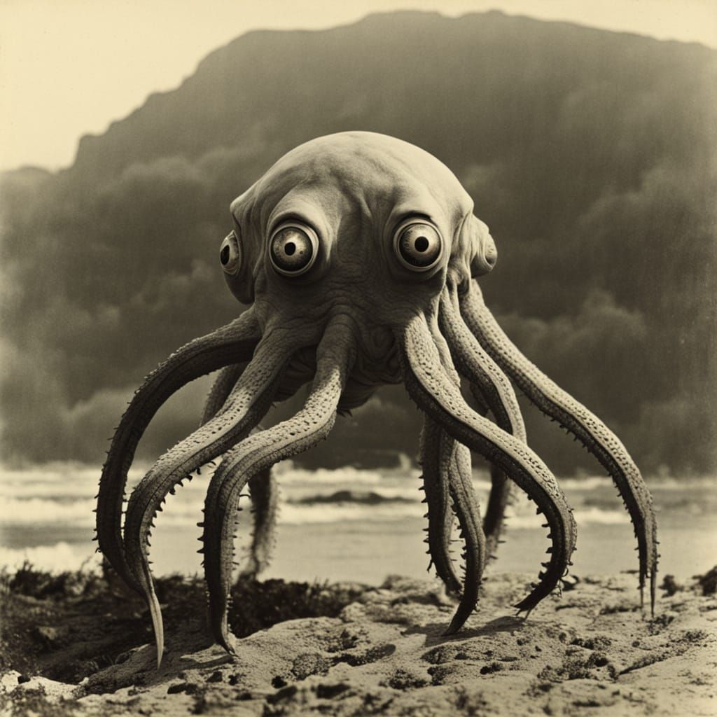 Bizarre Cyberpunk Creature Portraits