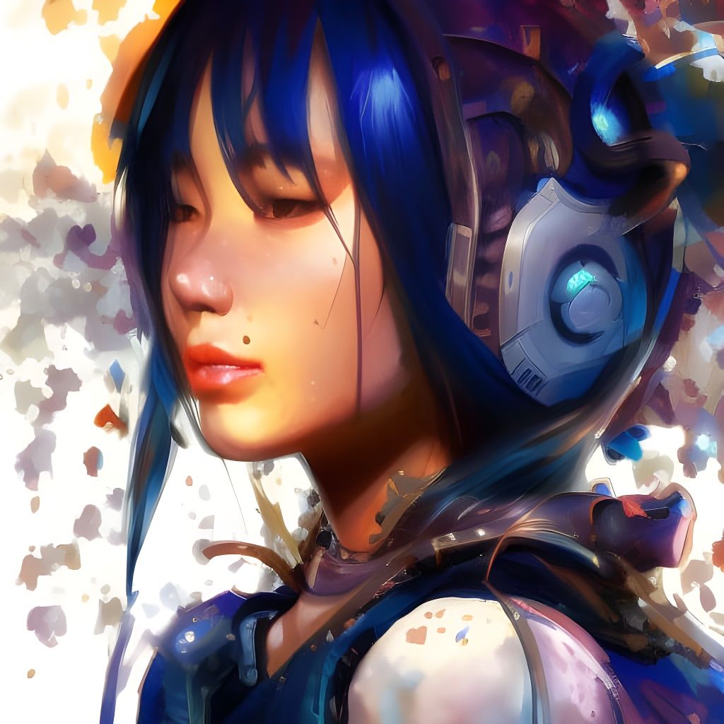 Hyperdetailed Portrait in Vibrant CG Game Style