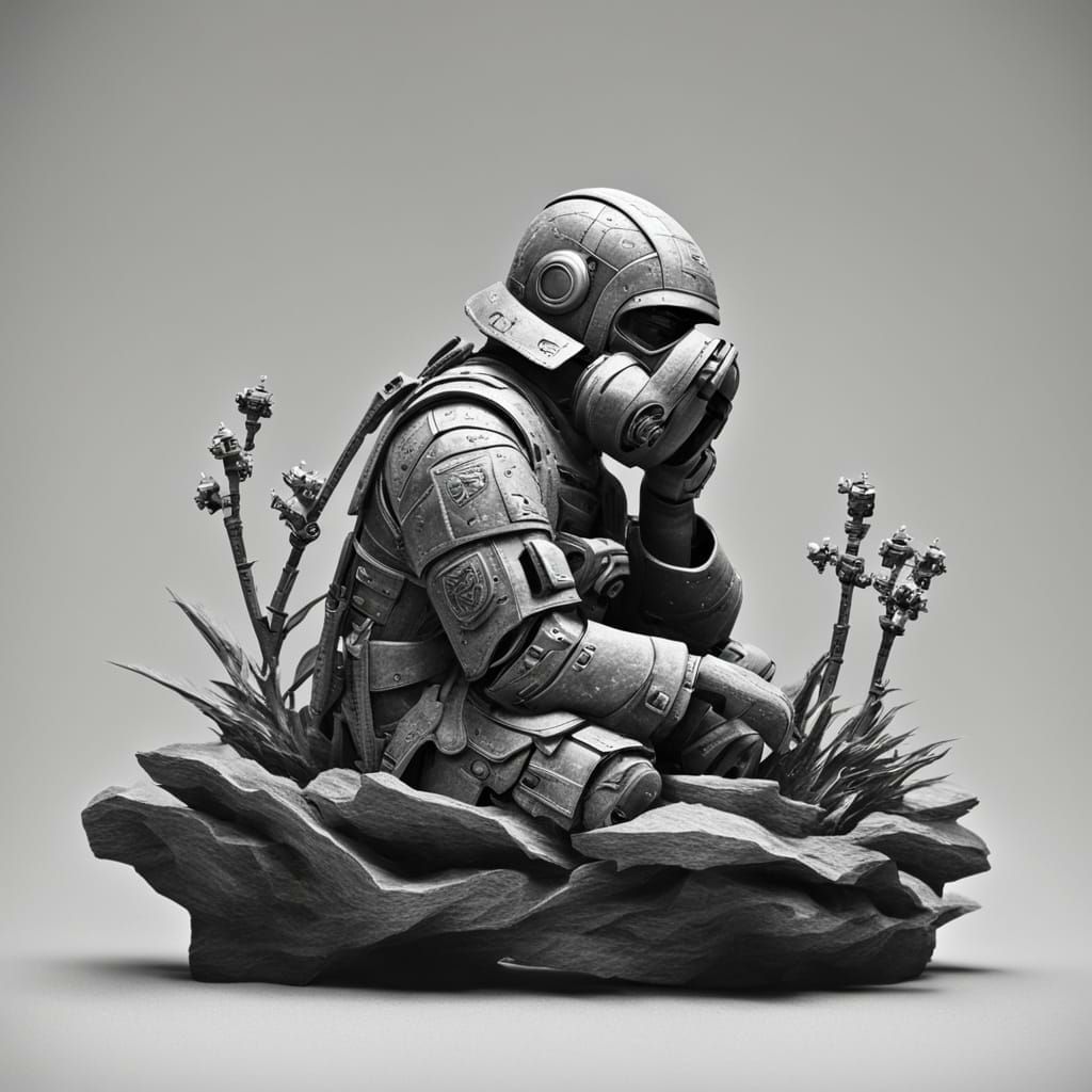 Ethereal Whispering Portraits in a Dreamy Landscape