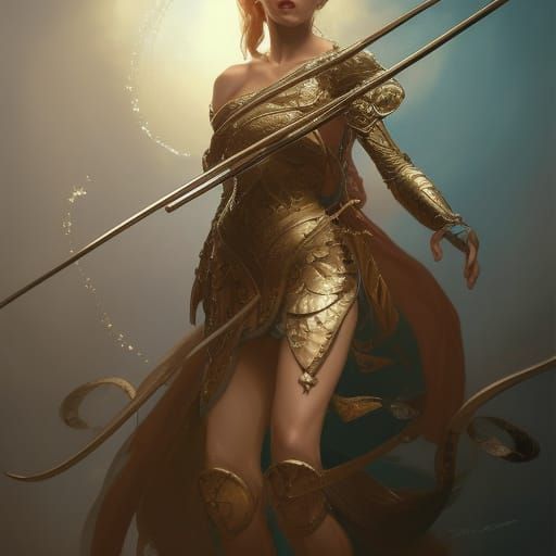 Queen with Bow: Hyperdetailed Portrait in Unreal Engine