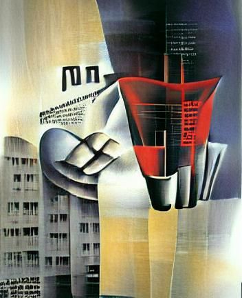 Russian Constructivism Poster Art in Rodchenko Style