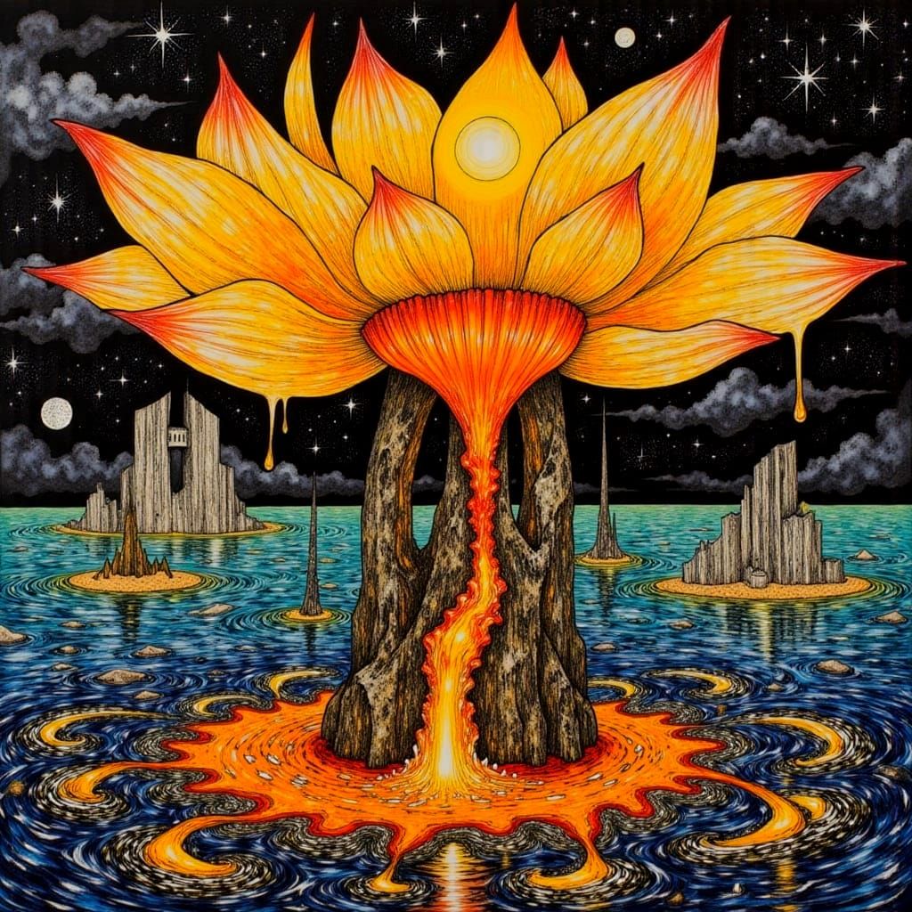 "Heart of the Volcano Lotus"