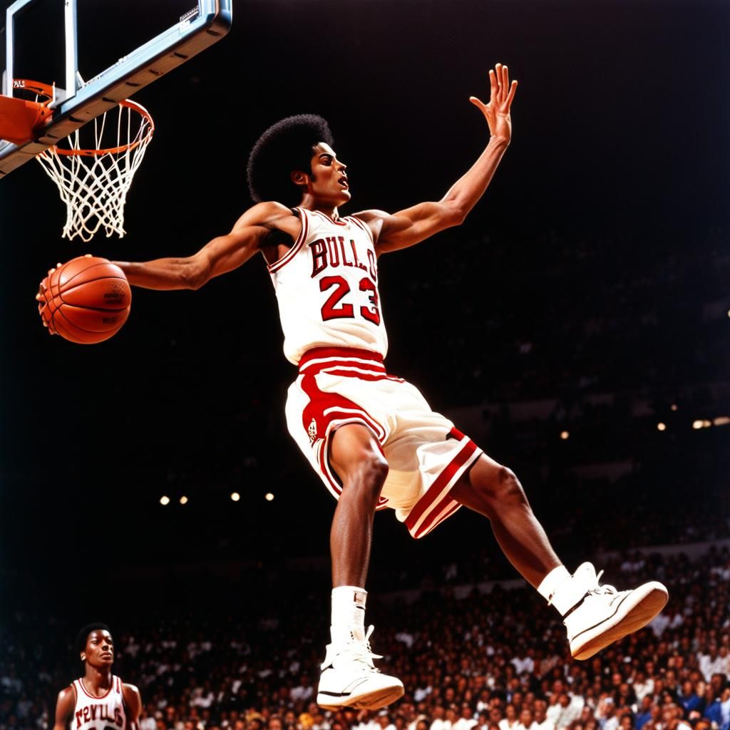 Michael Jackson Dunks: An AI Interpretation