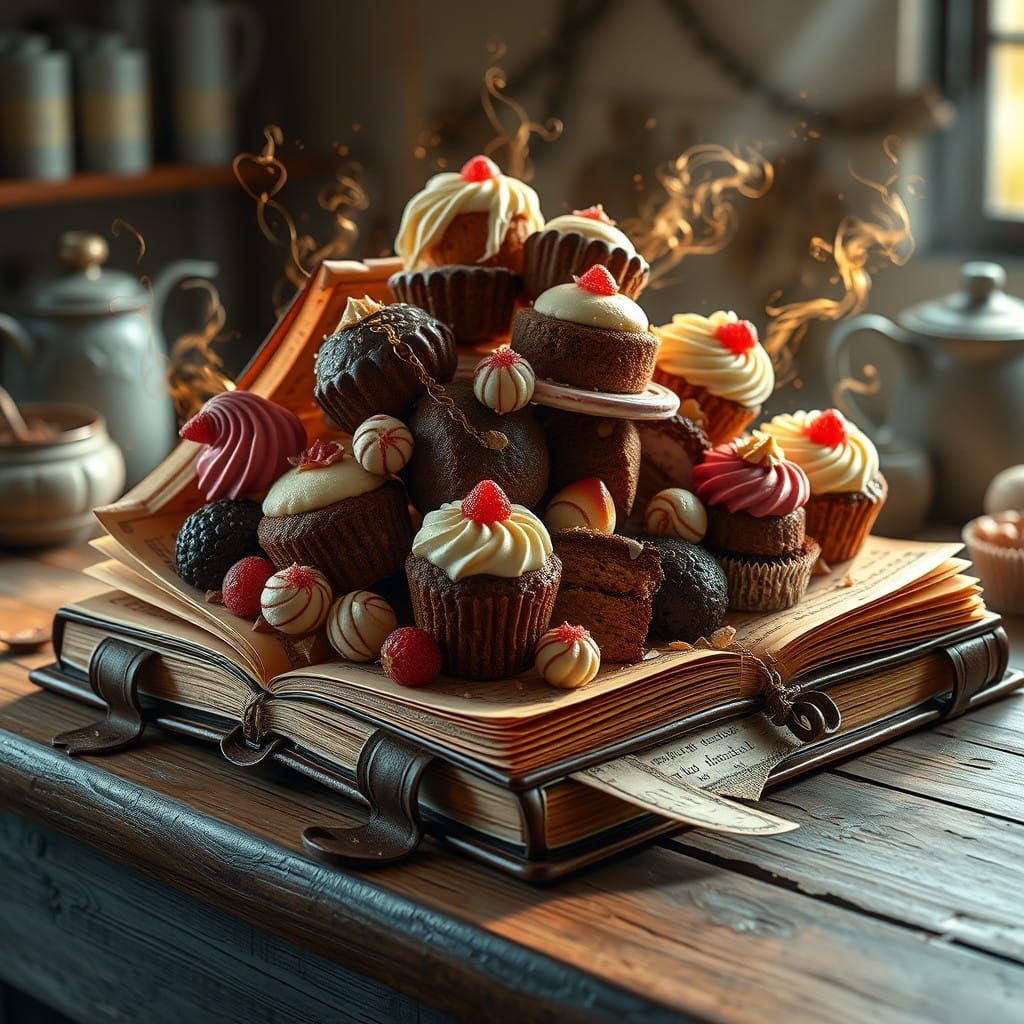 Whimsical Cakes Erupt from Ancient Cookbook