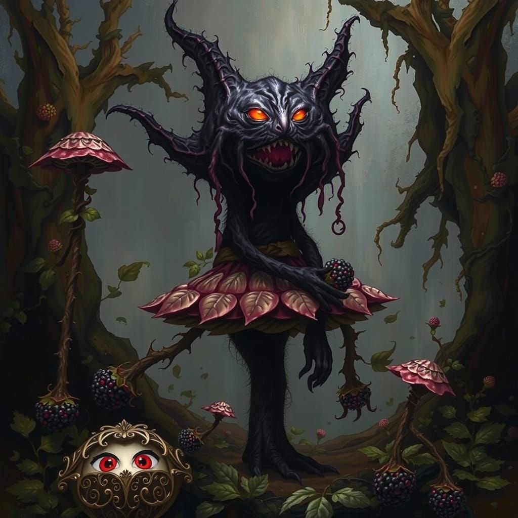Dark Berry Monster Emerge from Shadows