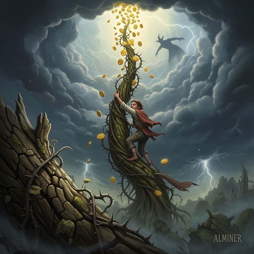 Jack and the Beanstalk in Gothic Baroque Style