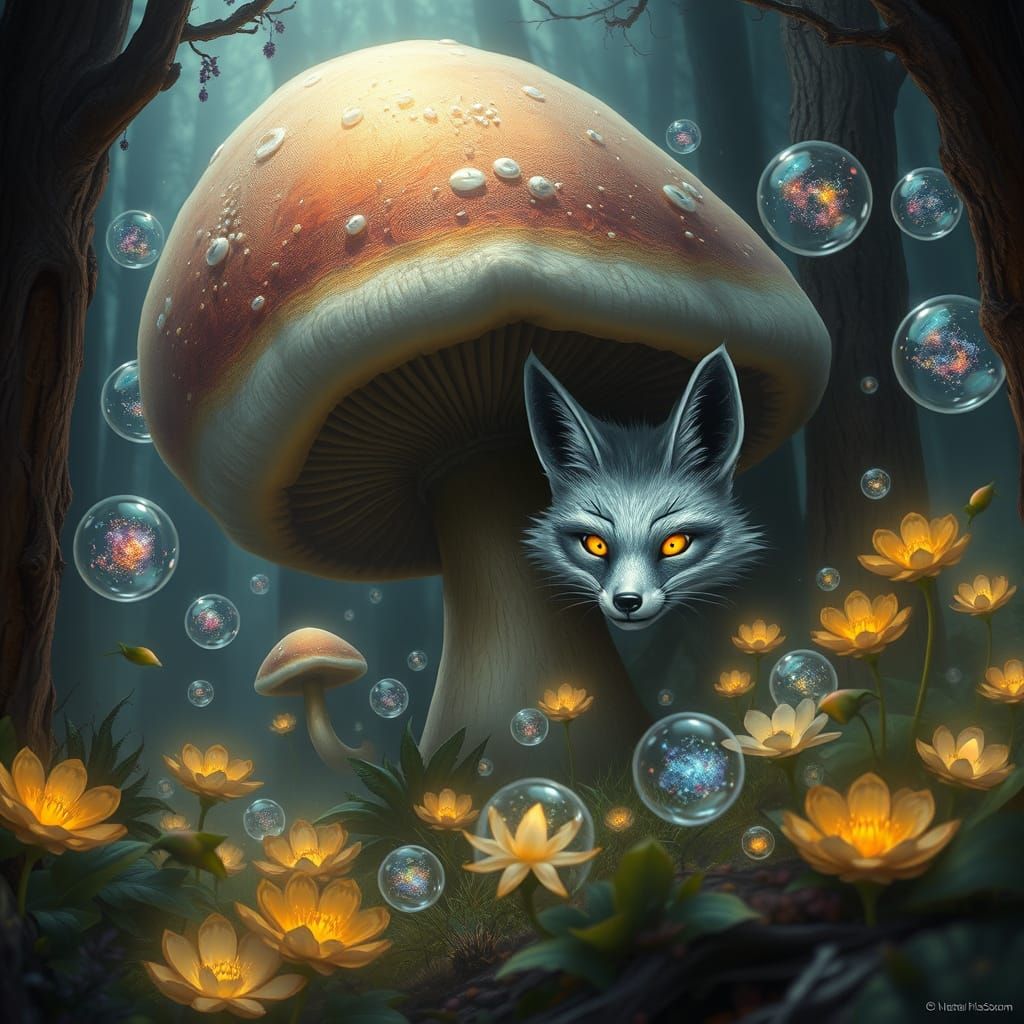 For today's Masterpiece Monday, envision a mischievous silve...