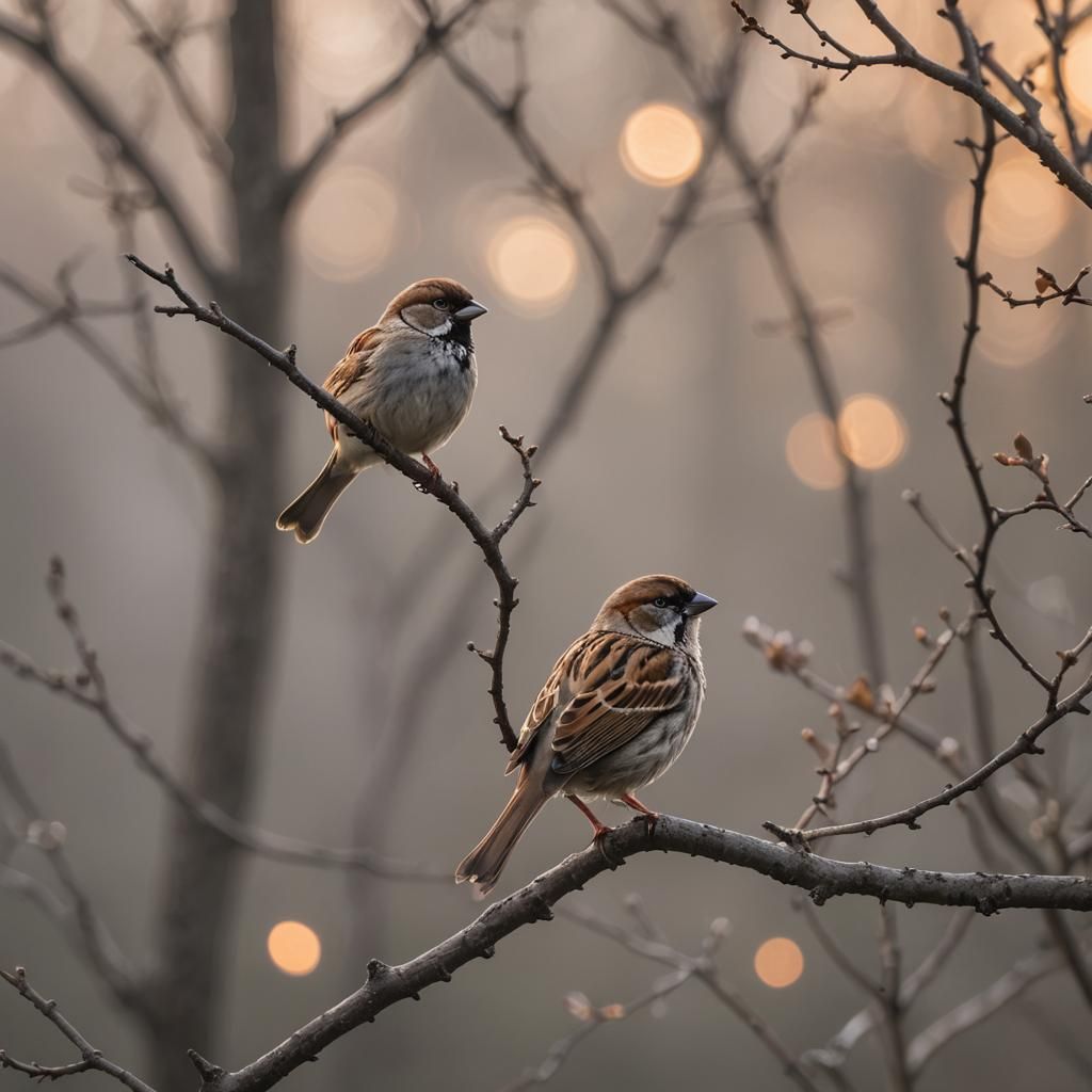 Sparrow Song at Sunrise: Professional Bird Photography