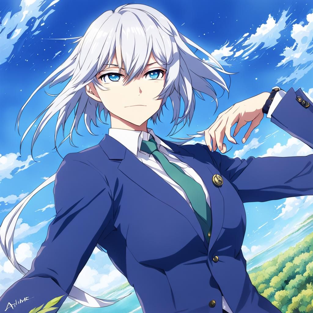 August Personified: Anime-Style Key Visual