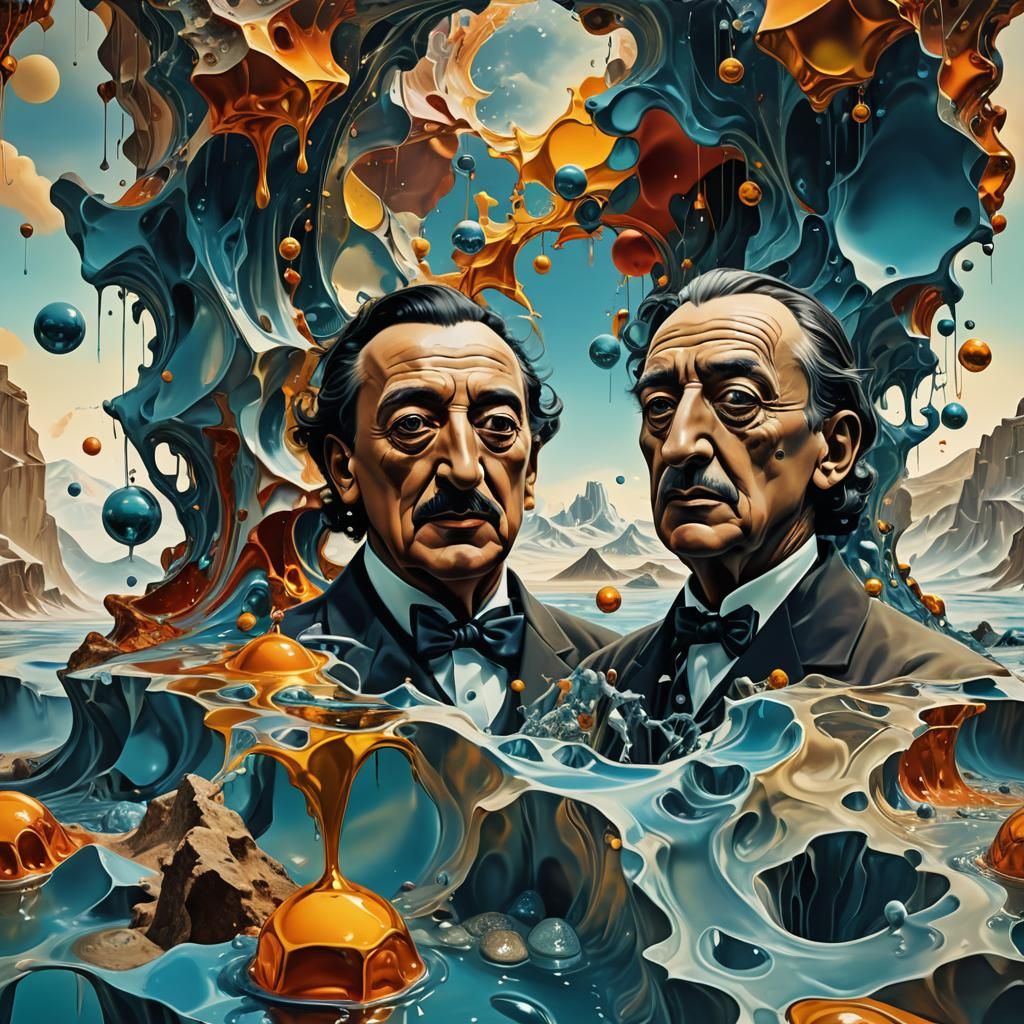 Surreal Abstract Splendor in a Digital Painting