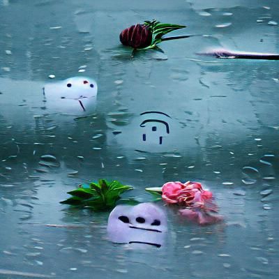 Rainy Day Friends: A Quiet, Lonely Moment