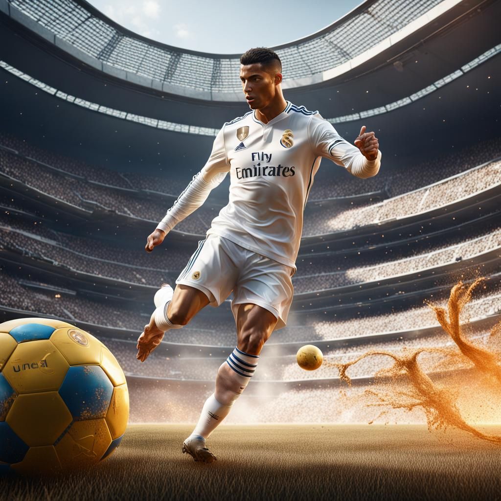 Real Madrid Victory: Detailed Fantasy Concept Art
