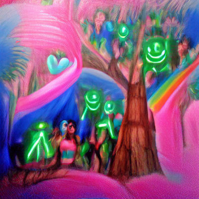 Diverse Group Celebrates Happiness Together