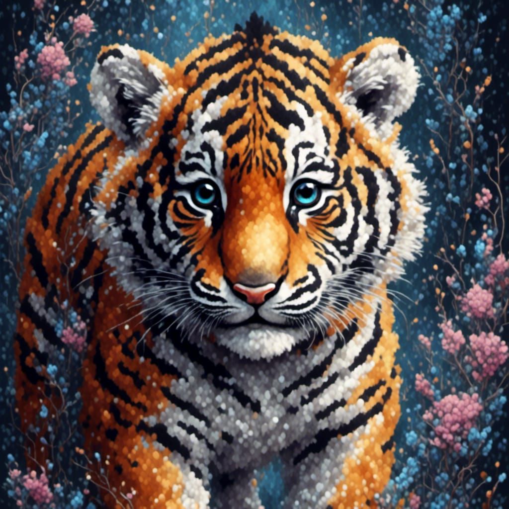 Flower-Tiger
