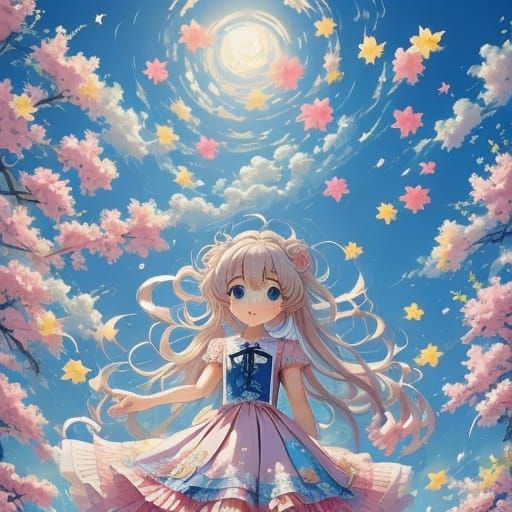 Sailor Moon Anime Manga Style Magical Girl