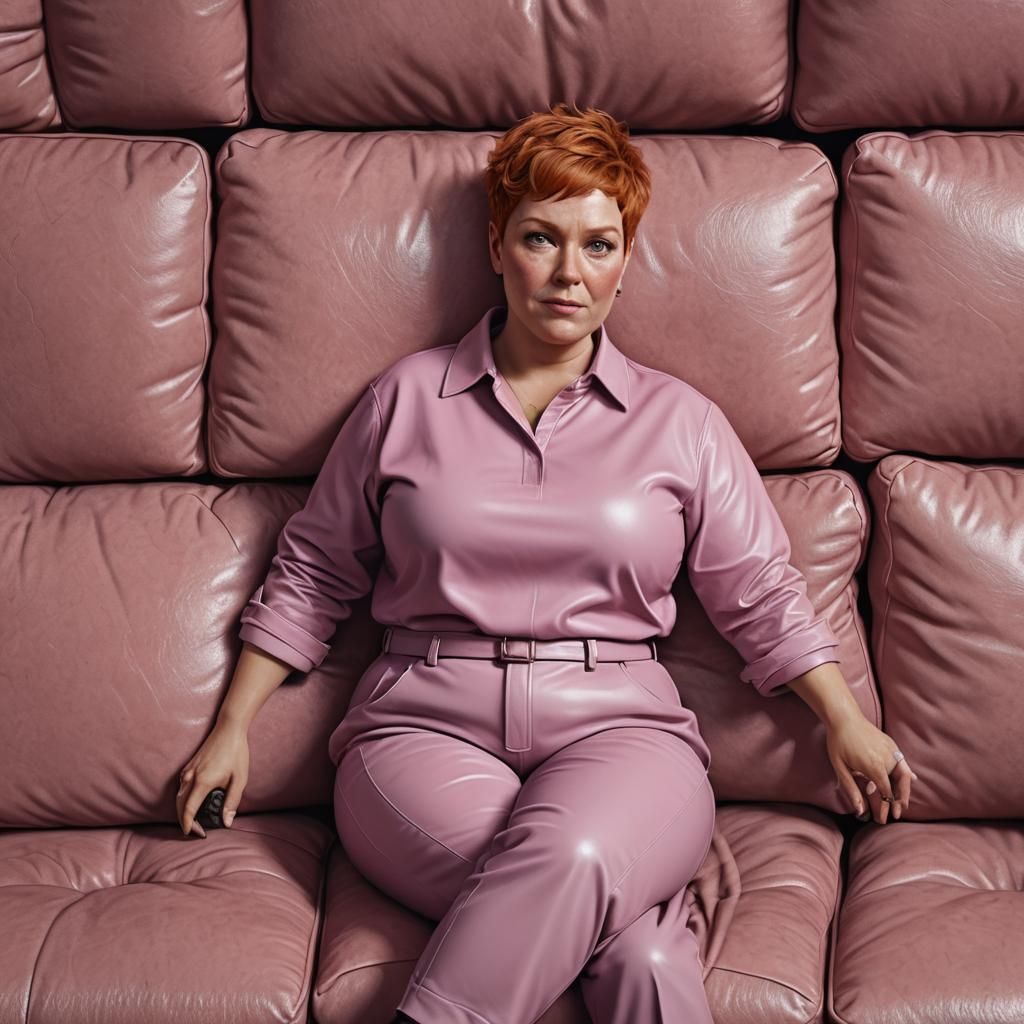 Ginger Haired Woman in Detailed Fantasy Concept Art