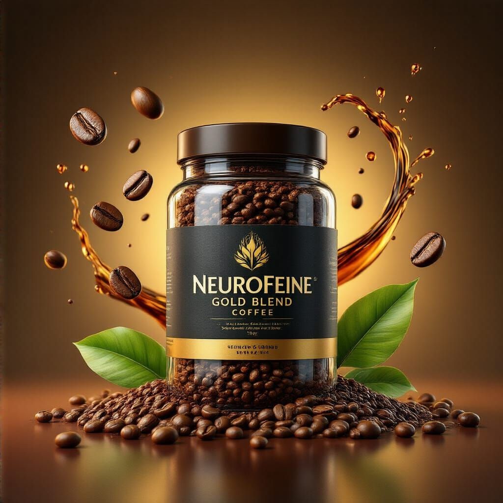 Product Render — Gold in Motion