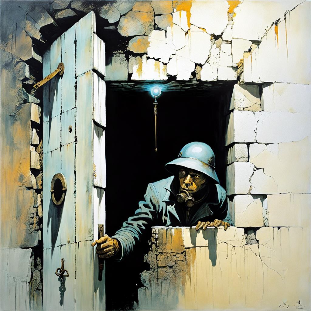 Burglar Opens Secret Passage in Whimsical Style