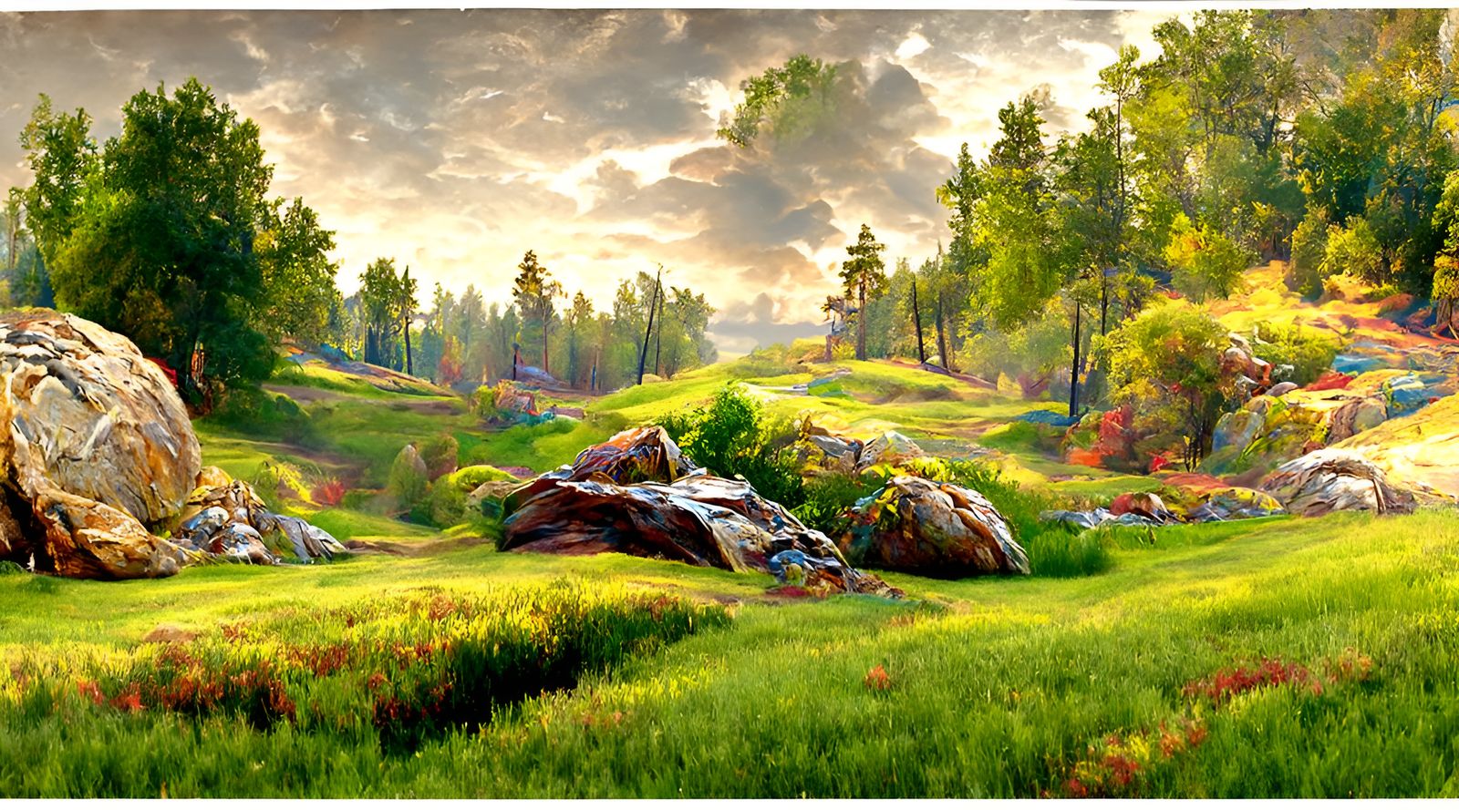 Hyperrealistic Landscape Vista in Enscape