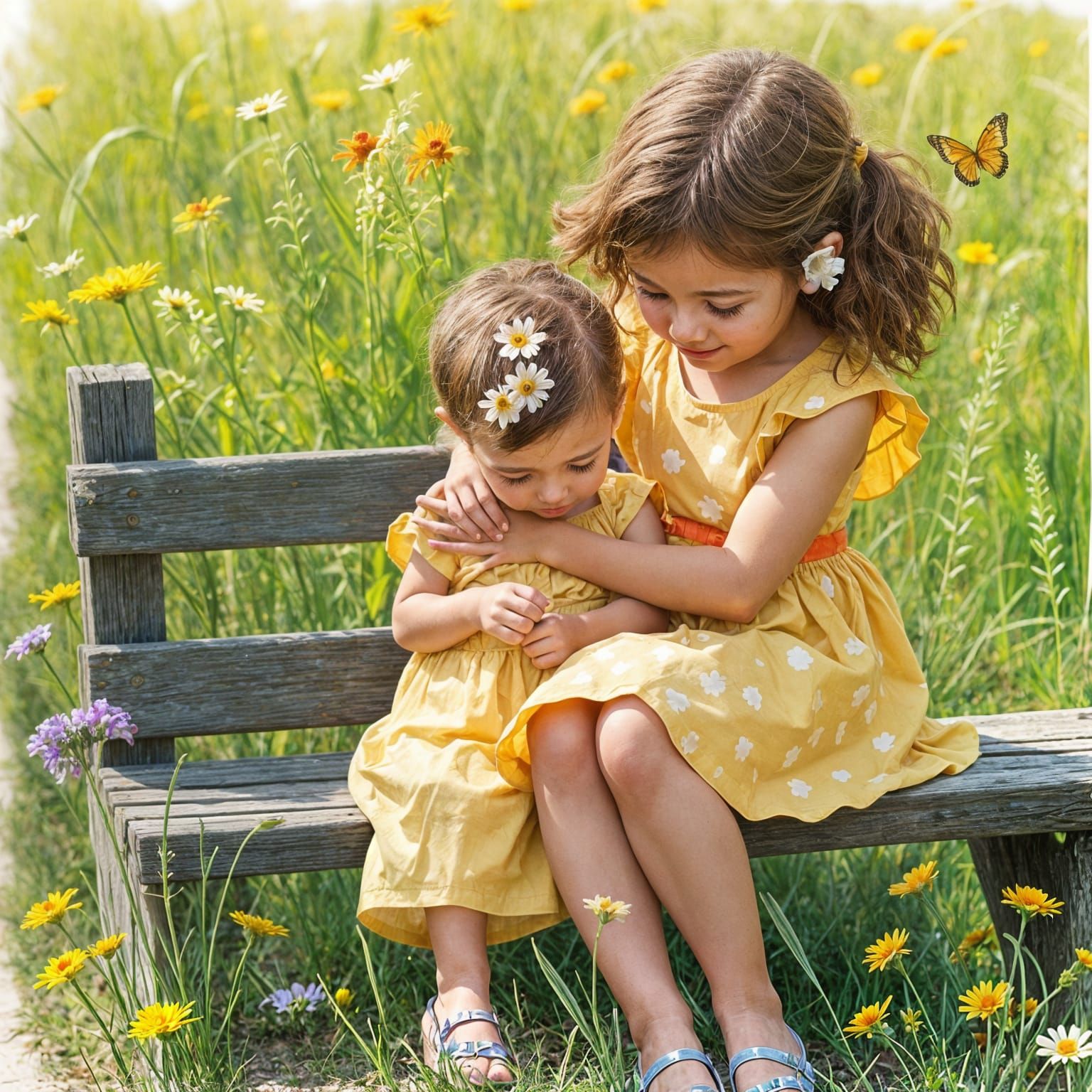 A Young Child Exhibiting Compassionate Kindness