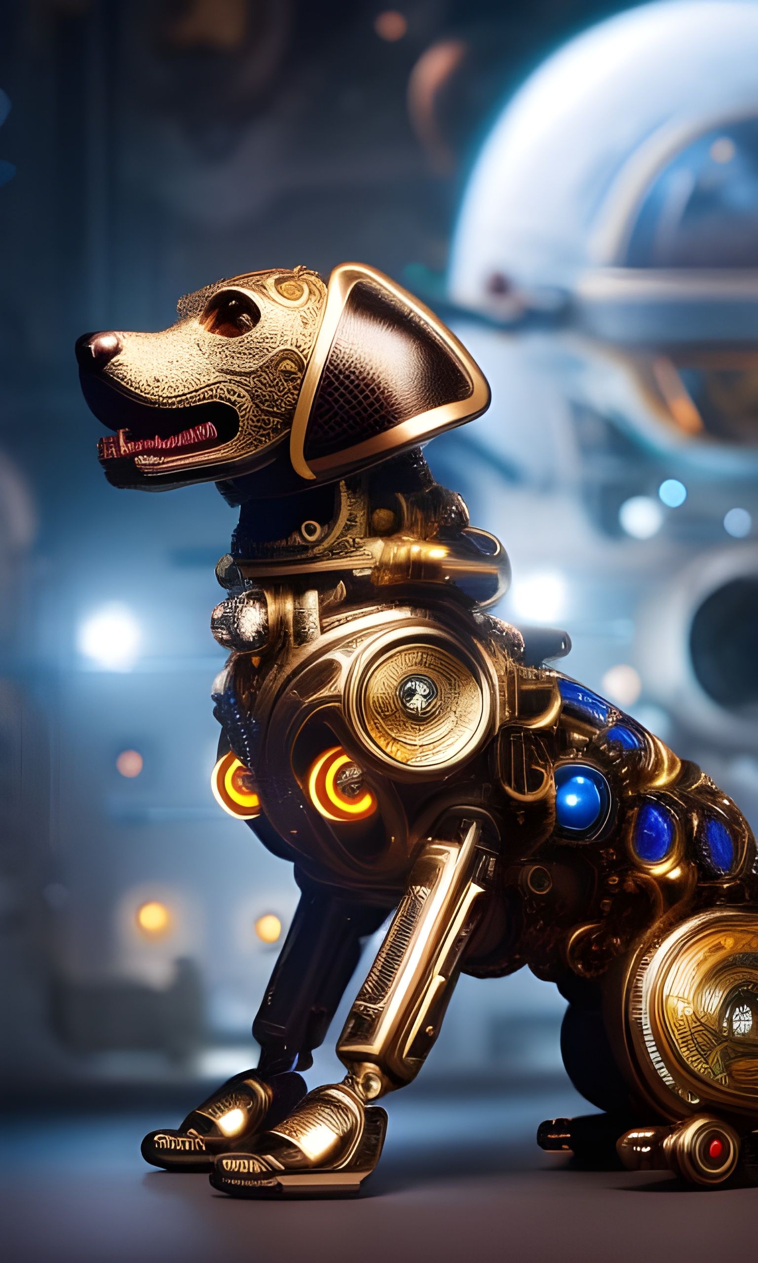 Robot Companion Dog ~ Special Edition Gold Anniversary model