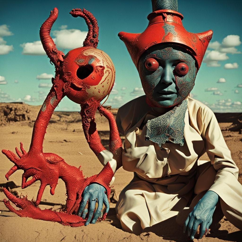 Surreal Pataphysics: An Esoteric Quantum Painting