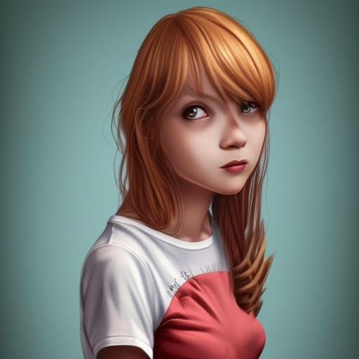 Friendly Strawberry Blond Teacher Portrait in 8K