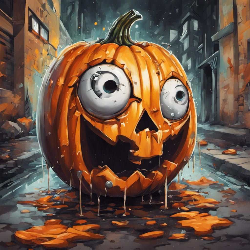 Silly Halloween Pumpkin