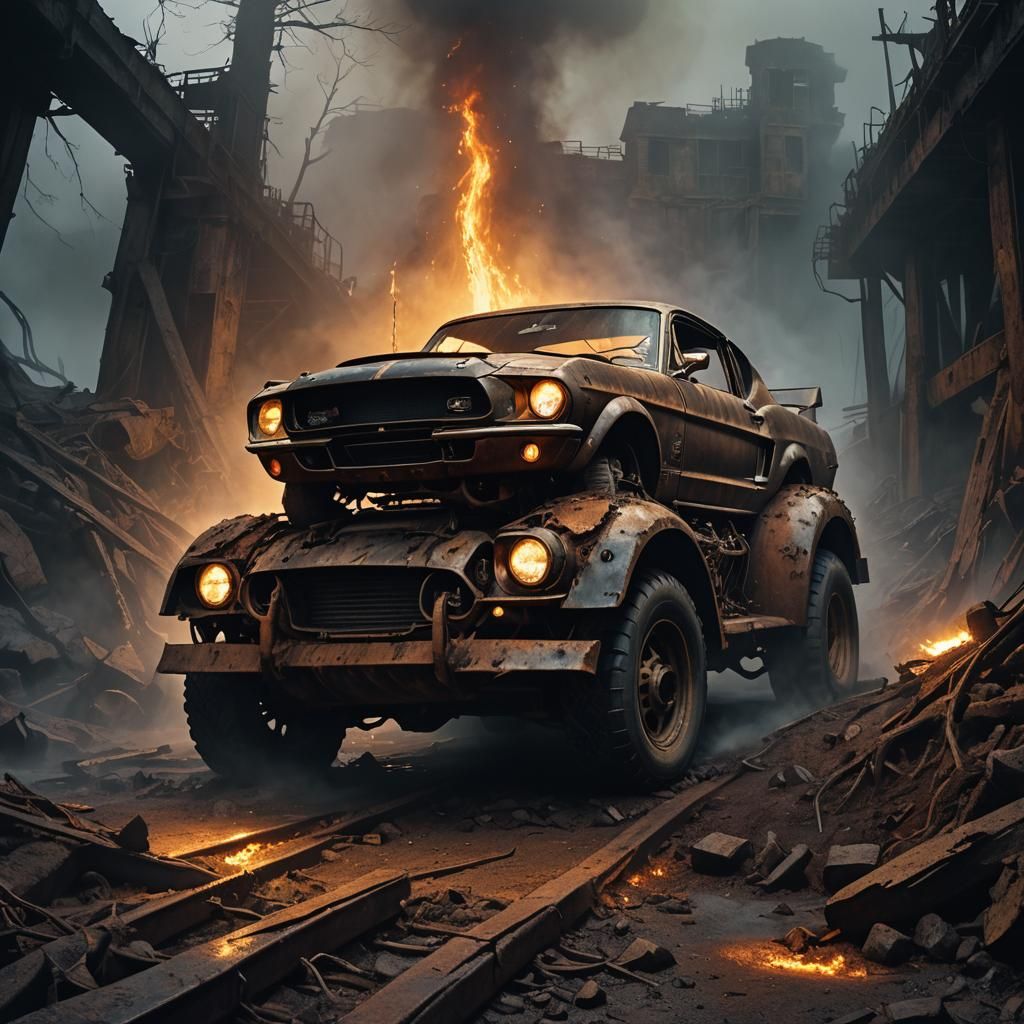 Demonic Ford Shelby Emerges from Abandoned Mine