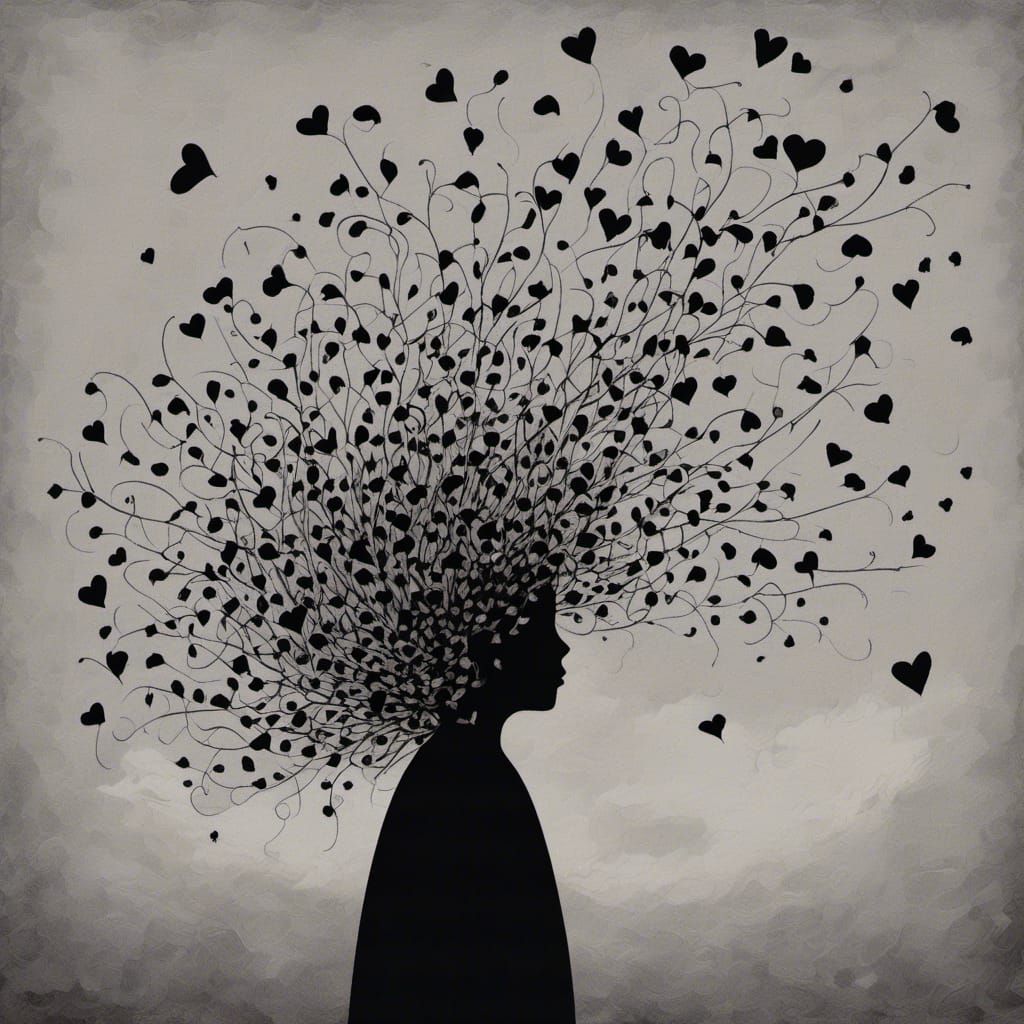 Minimalist Monochrome Calamity of Love