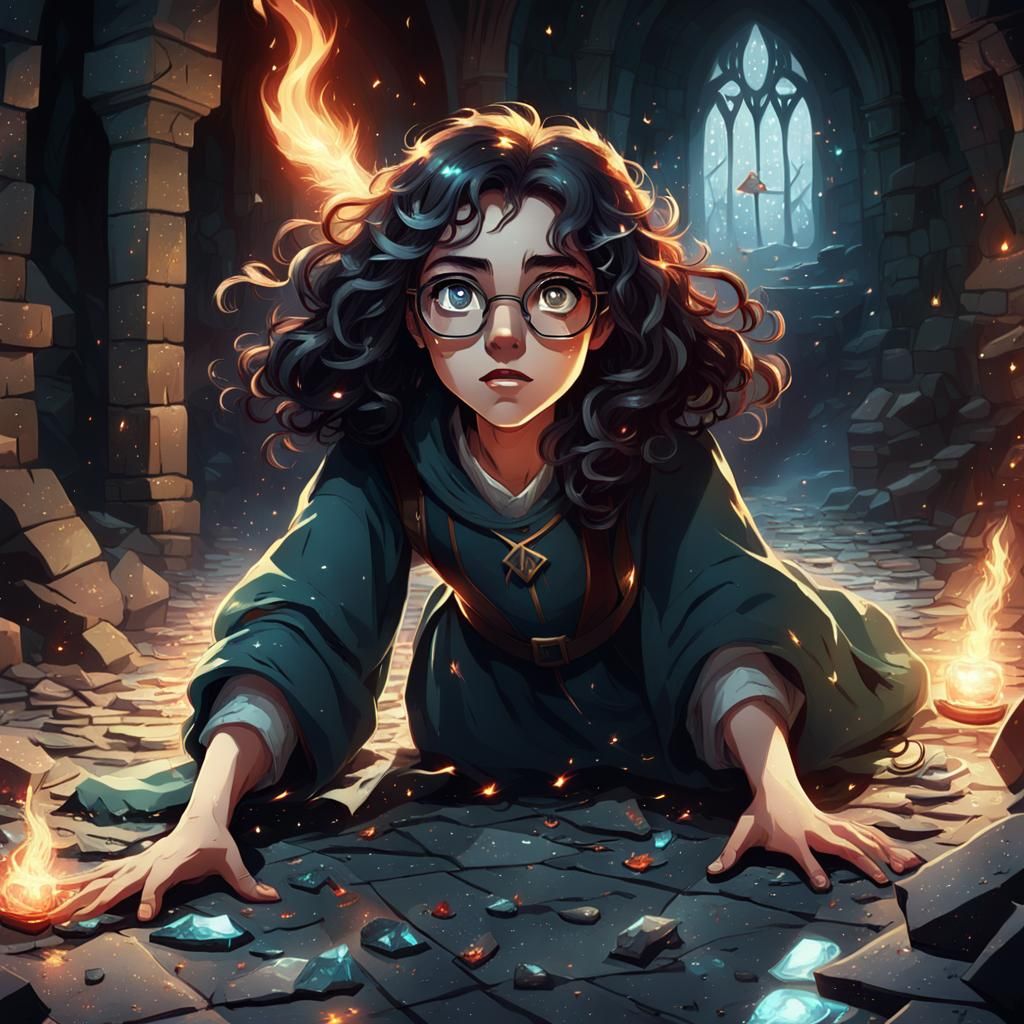 Evil Flame Spirit Escapes Medieval Lab