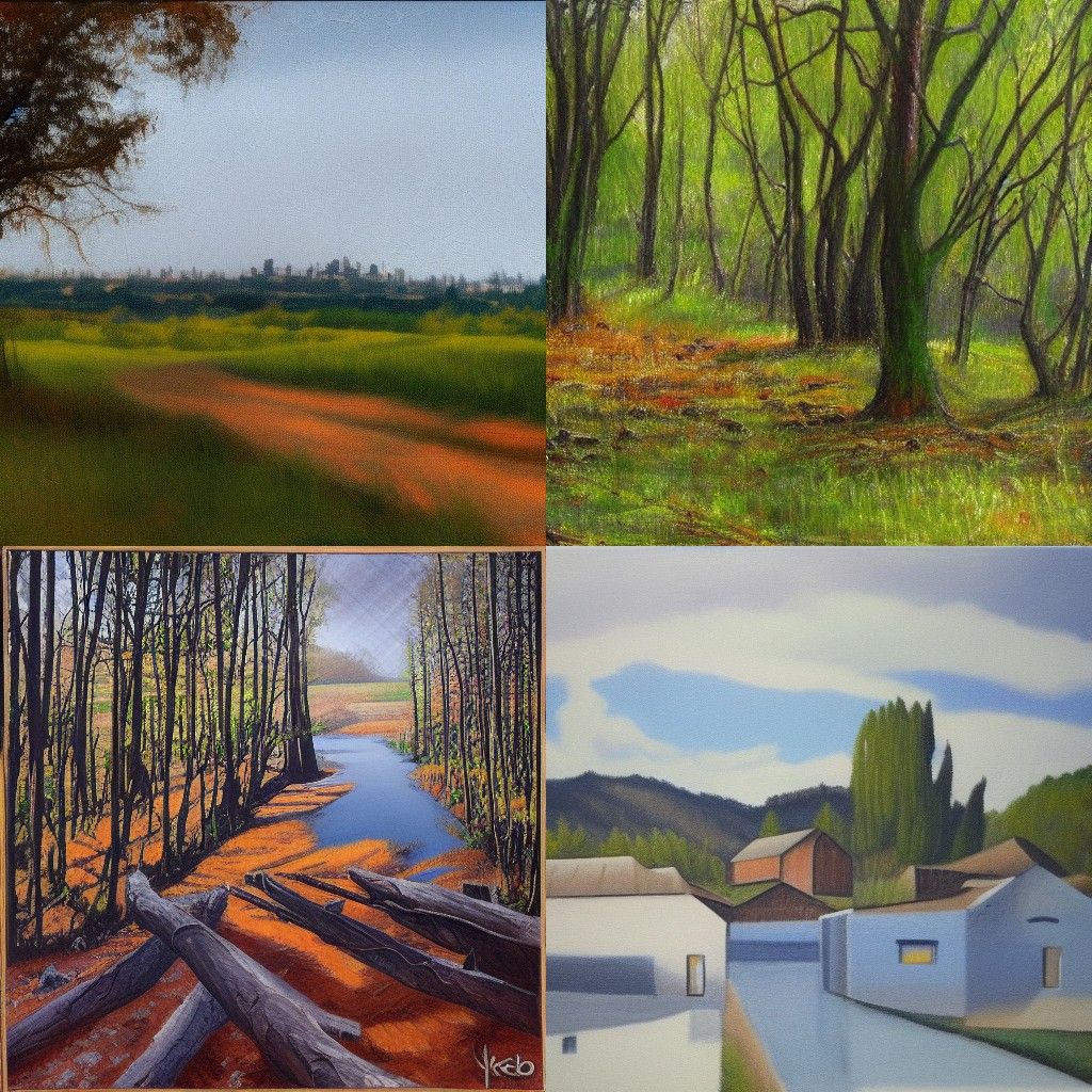 Abstract Geometric Composition in Vibrant Colors