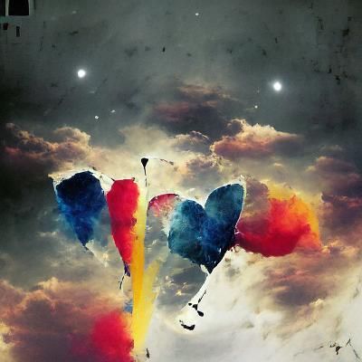 Abstract Art Inspired by Coldplay's 'Fix You'