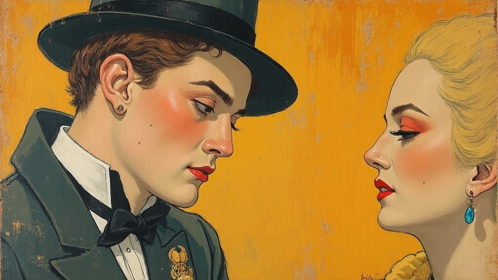 Toulouse-Lautrec Inspired Scene