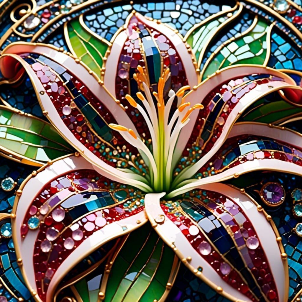 Mosaic lily