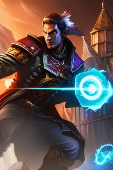 Cole MacGrath as Dragon Monk Sorcerer