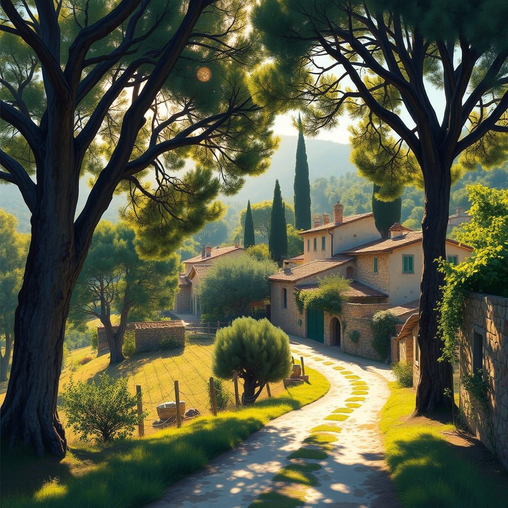 Lebanese Village in Shouf Cedar Reserve