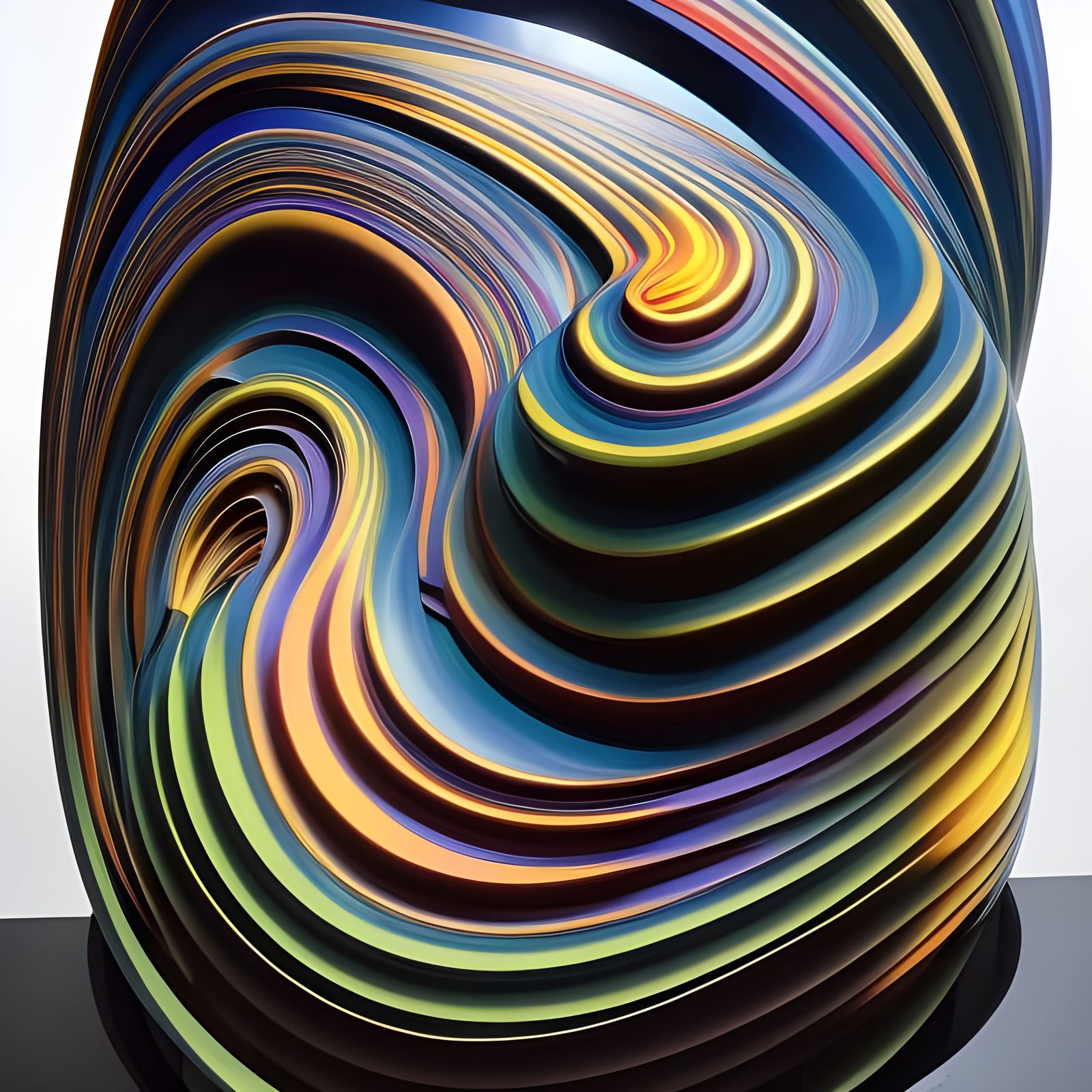 Intricate Geometric Abstract in Polychromatic Colors