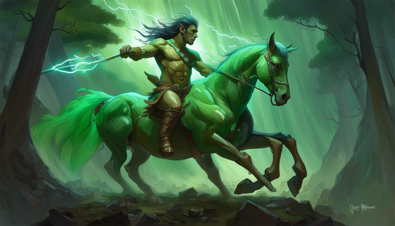 Centaur Summons Forest Wildlife in Epic Battle