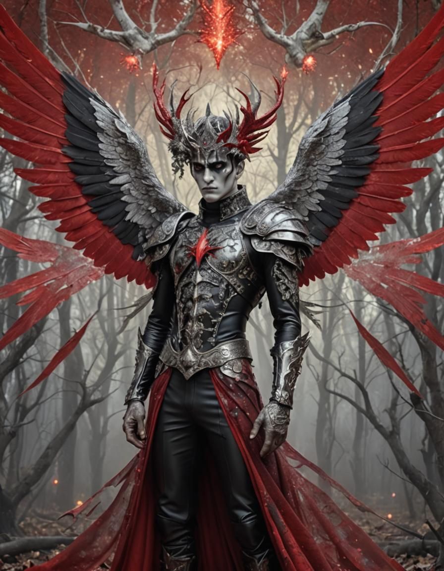 Zephyr, God of Dawn, in Darkwave Surrealism