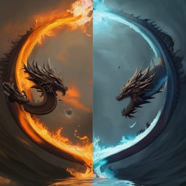 Dragon vs neptune