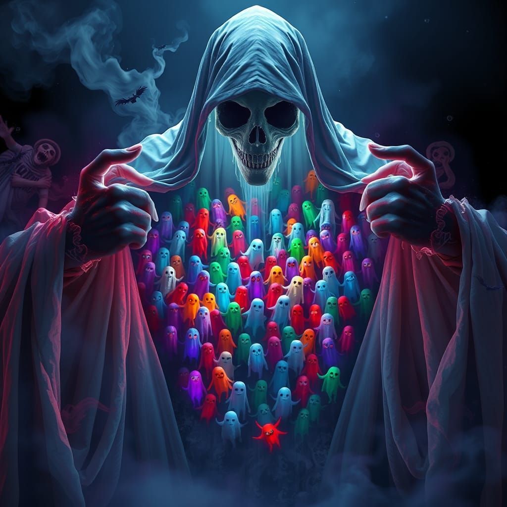 Surreal Ghost Reveals Halloween Specters