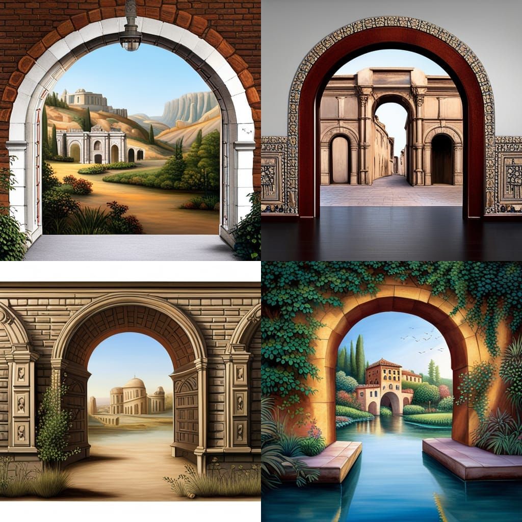 Historical Archways: Portals to Different Eras