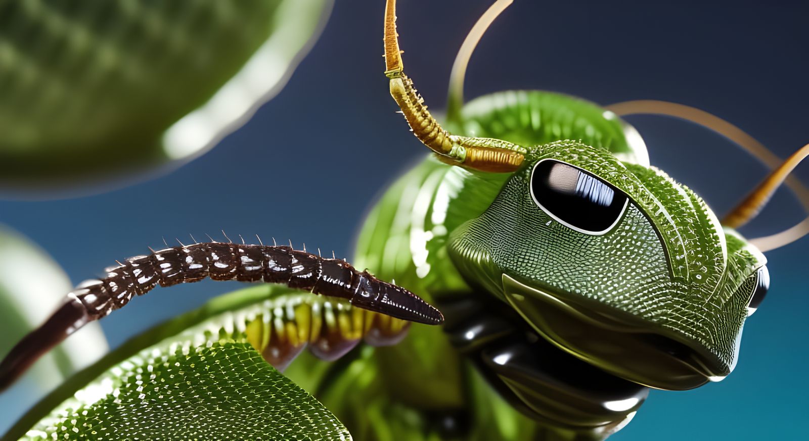 Intricate Alien Scorpion in Cosmic Detail